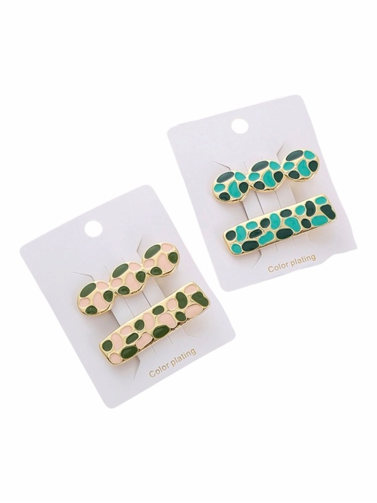 Accessories - 2PK Enamel Hair Clip NWT Pick 1 BUY NOW PRICE